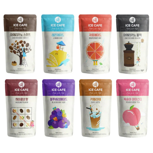 Wooshin Ice Cafe Korean Pouch Drinks - 190ml Wooshin Ice Cafe