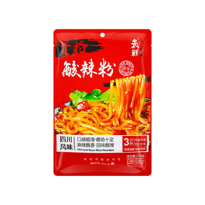 Yuanxian Authentic Sichuan Hot & Sour Rice Noodles, 276g Yuanxian