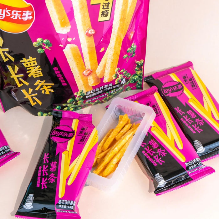Lay's Long Fries Spicy Rattan Pepper Potato Flavor Chips, 72g