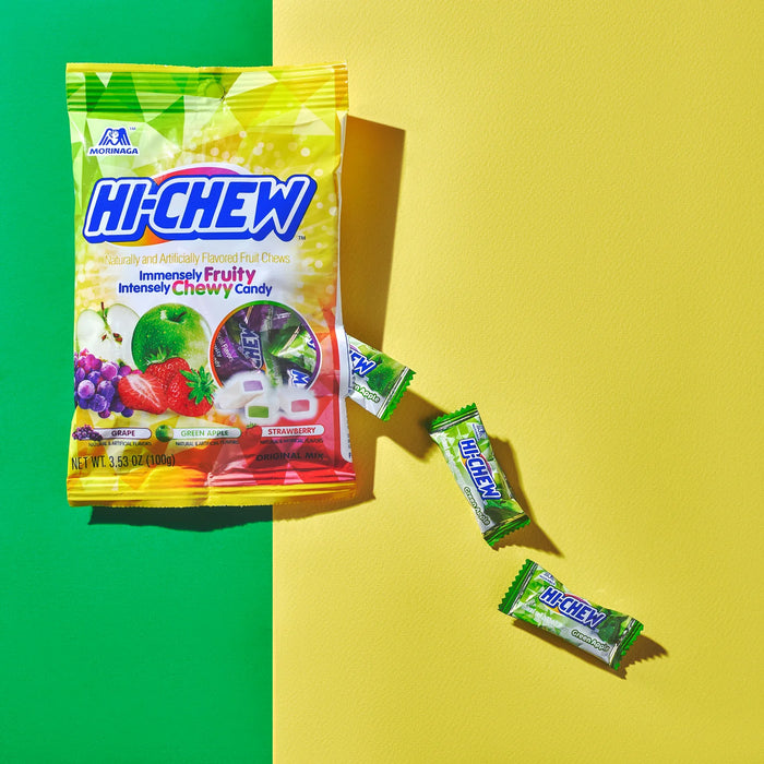Hi-Chew Original Mix Fruit Soft Chewy Candy, 100g