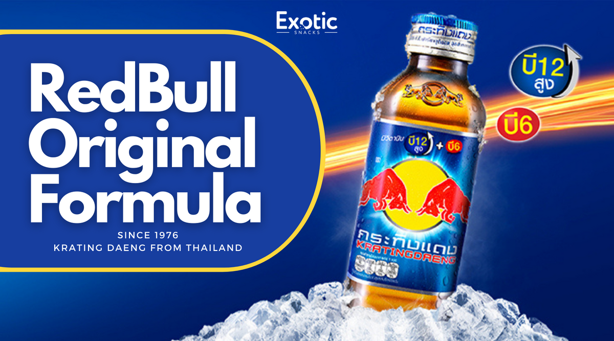 Red Bull Krating Daeng The Energy Drink That Started — Exotic Snacks Company