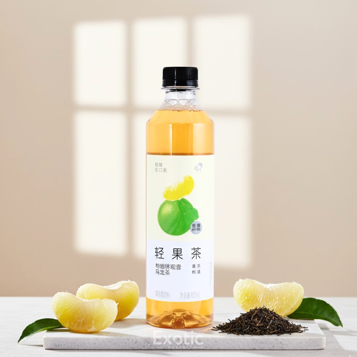 Heytea Light Fruit Tea Grapefruit Oolong Tea, 450ml