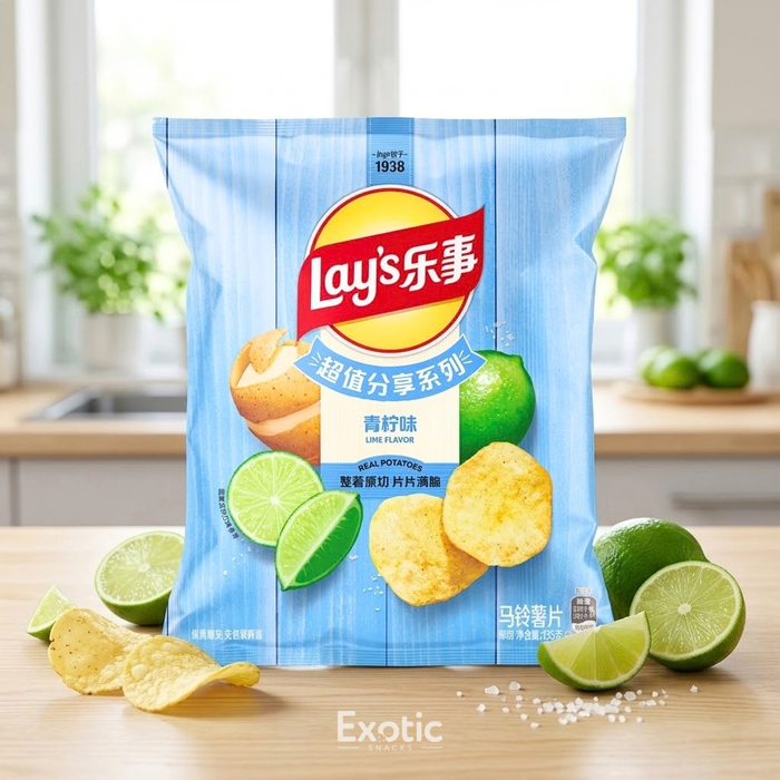 Lay's Lime Flavor Potato Chips, 70g