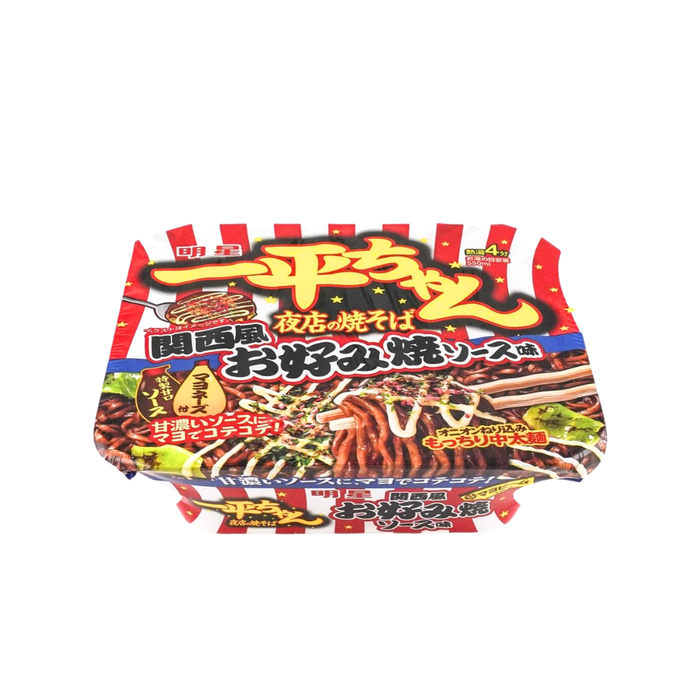 Myojo Ippei-Chan Yakisoba, Kansai Style Okonomiyaki Sauce Flavor, 122g