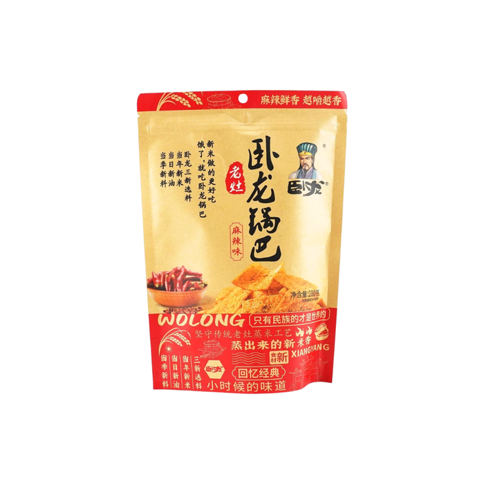 Wolong Rice Crust Spicy Flavor, 200g