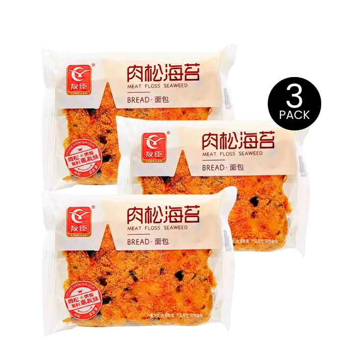 Youchen HaoDian Meat Floss Seaweed Toast with Filling