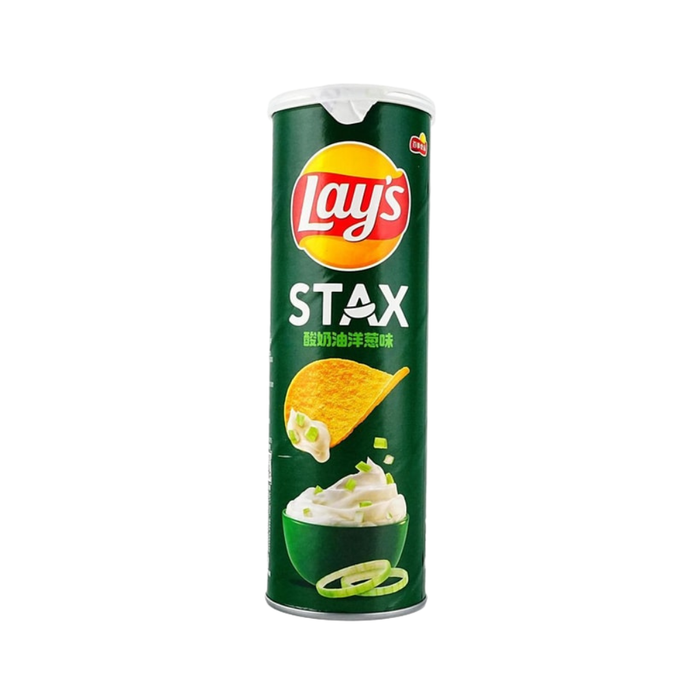 Lay's Stax Sour Cream Onion Flavor Potato Chips, 90g