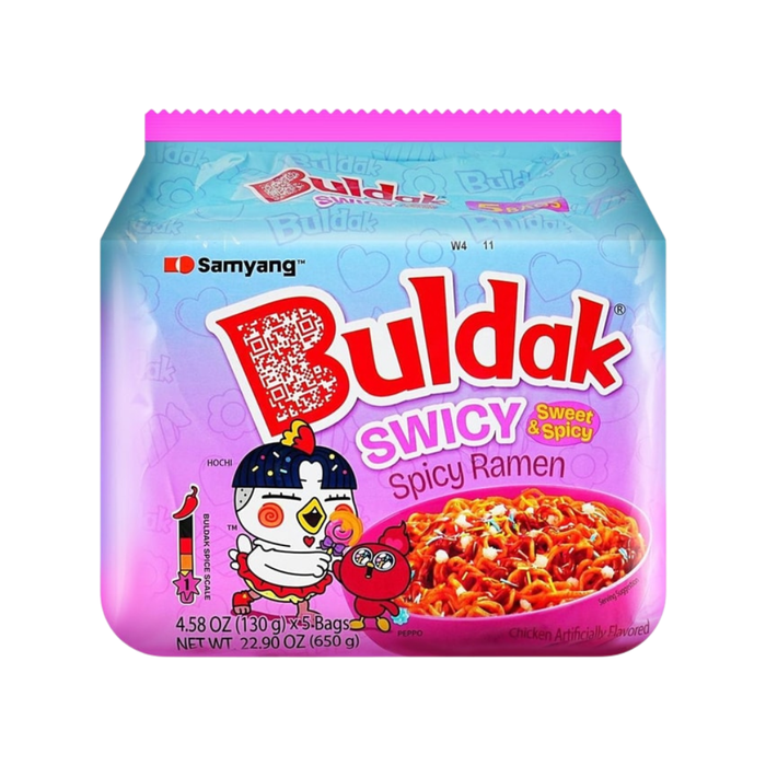 Samyang Buldak Sweet & Spicy Flavor Spicy Ramen, 130g