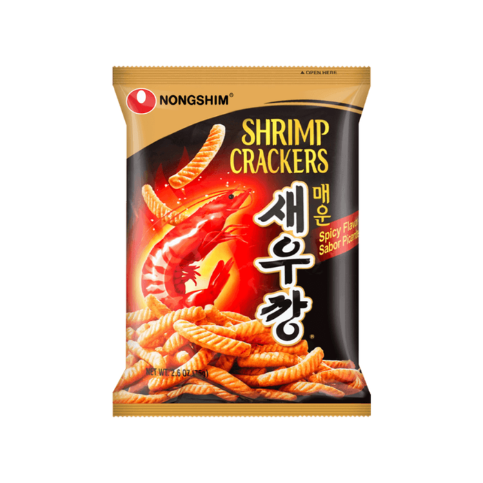 Nongshim Spicy Shrimp Crackers, 75g