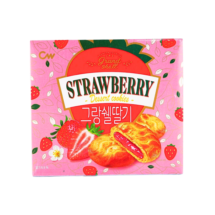 CW Grand Shell Strawberry Dessert Cookies, 195g