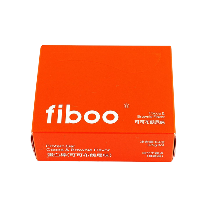 Fiboo Protein Bar, Chocolate Brownie, 6pc*25g