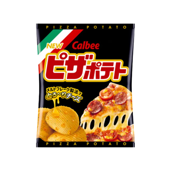 Calbee Melty Cheese Pizza Potato Chips, 72g