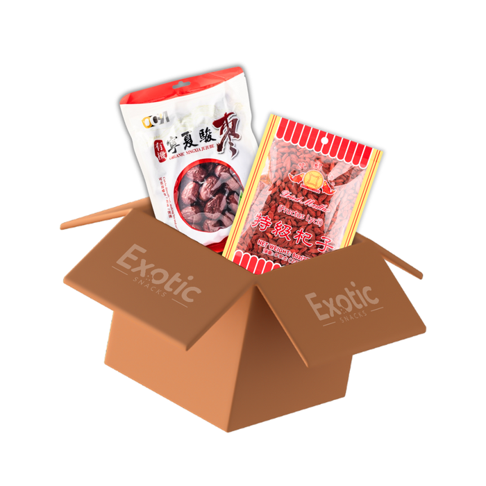 Chinese Baddies Tea Kit – Jujube + Goji Berry + Apple (Apple Not Included)