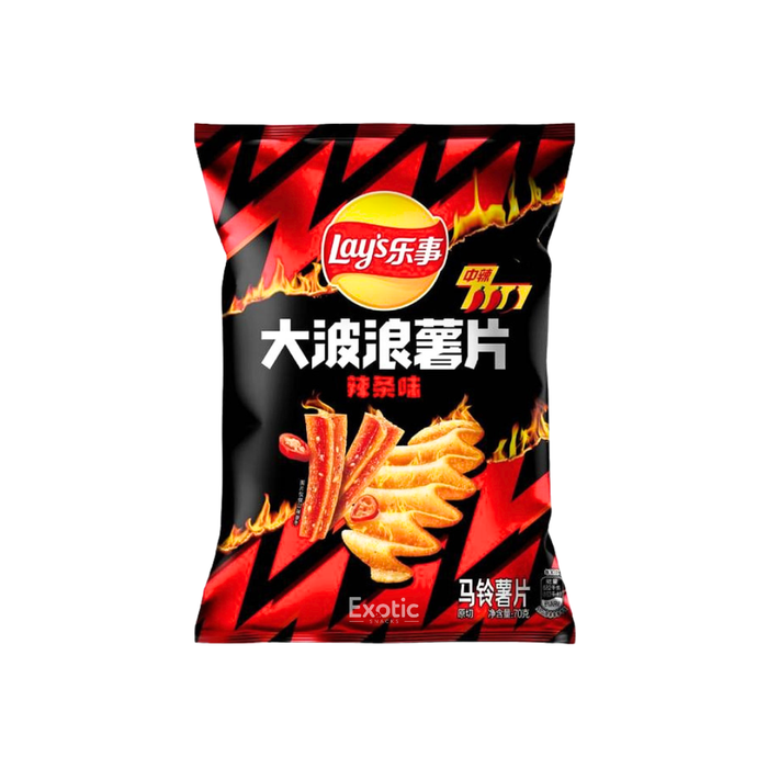 Lay's Latiao Spicy Strip Flavor Potato Chips, 60g