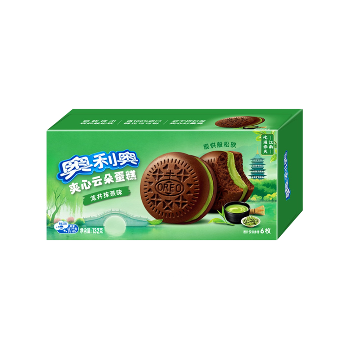 Oreo Cakesters Cloud Cake Longjing Matcha Flavor, 132g