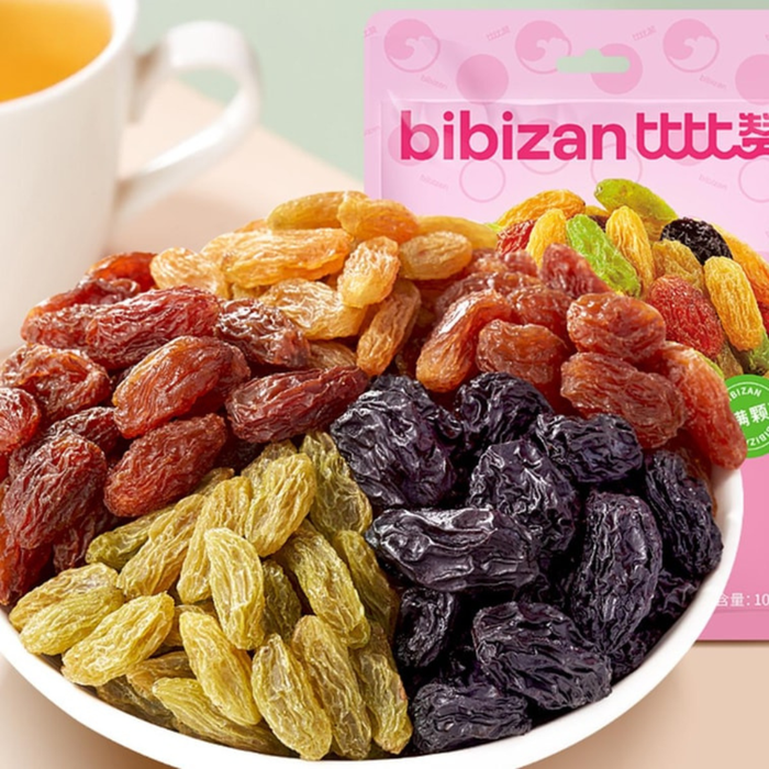 Bibizan Organic Rainbow Raisins, 108g