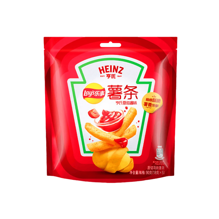 Lay's Heinz Ketchup Flavor French Fries Potato Snack, 90g