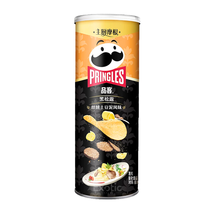 Pringles Premium Black Truffle Velvet Mashed Potatoes Flavor Chips, 80g