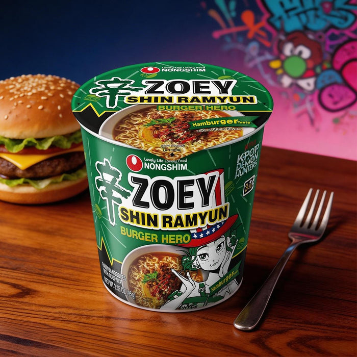 Nongshim K-Pop Demon Hunters Coupes de Nouilles Instantanées, 95g