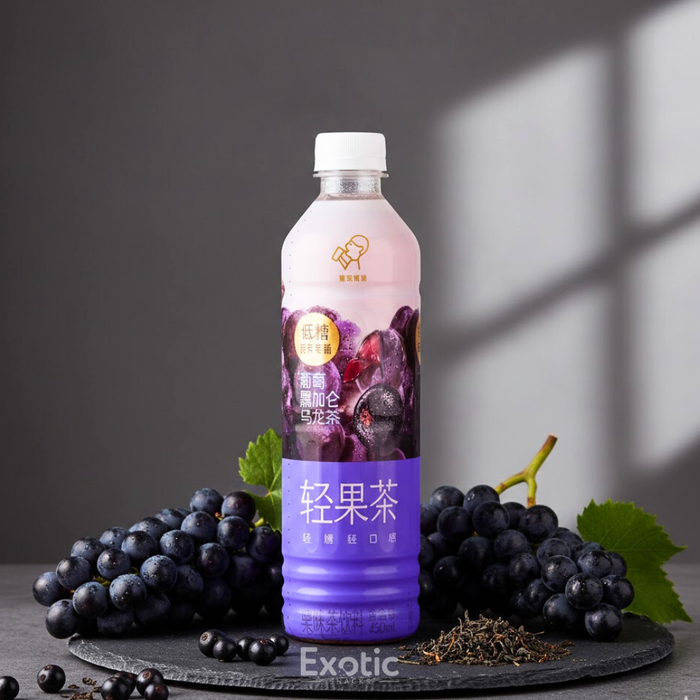 Heytea Light Fruit Tea Grape Blackcurrant Oolong Tea, 450ml