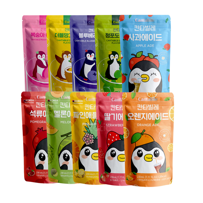 Cantabile Korean Pouch Drinks - 230ml