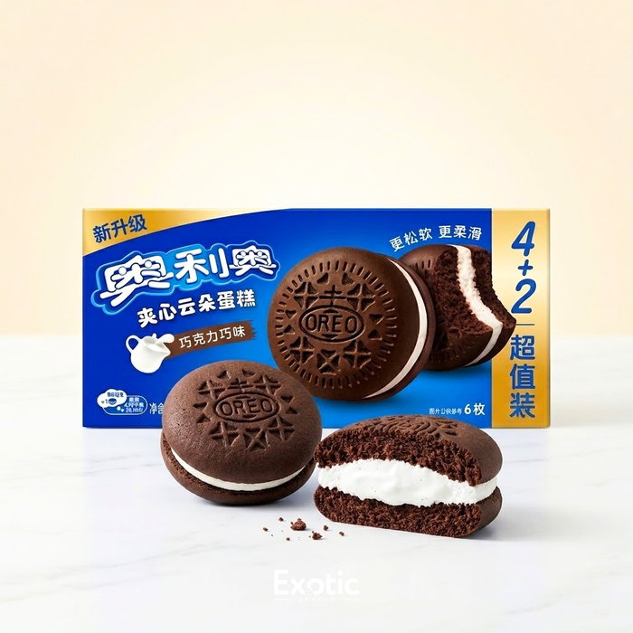 Oreo Cakesters Cloud Cake Vanilla Flavor, 132g