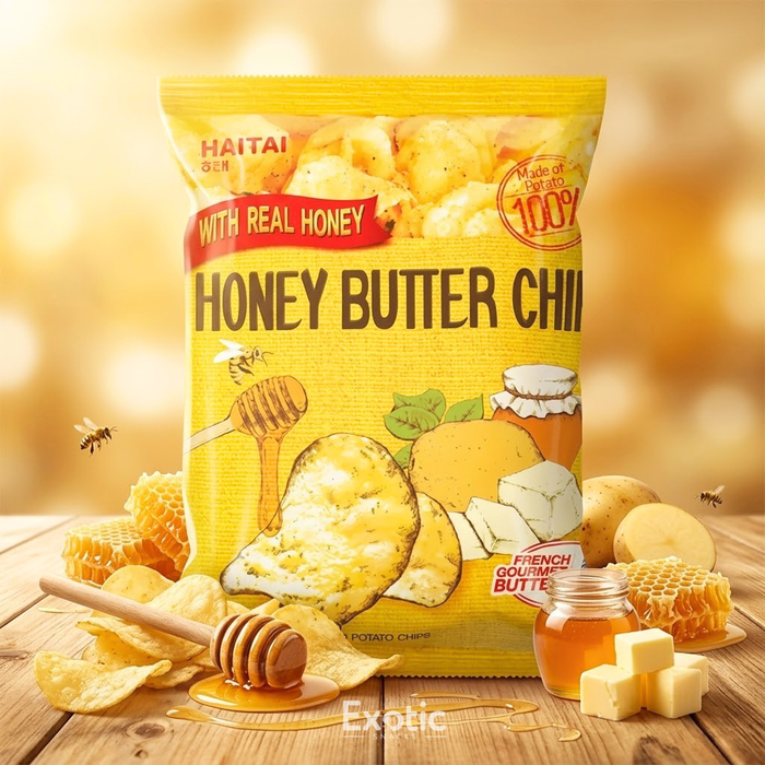 Haitai Korean Honey Butter Flavor Potato Chips, 60g