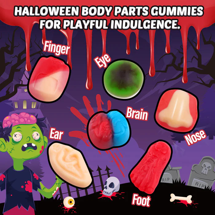 Amos Gummy Body Parts Halloween Edition, 255g