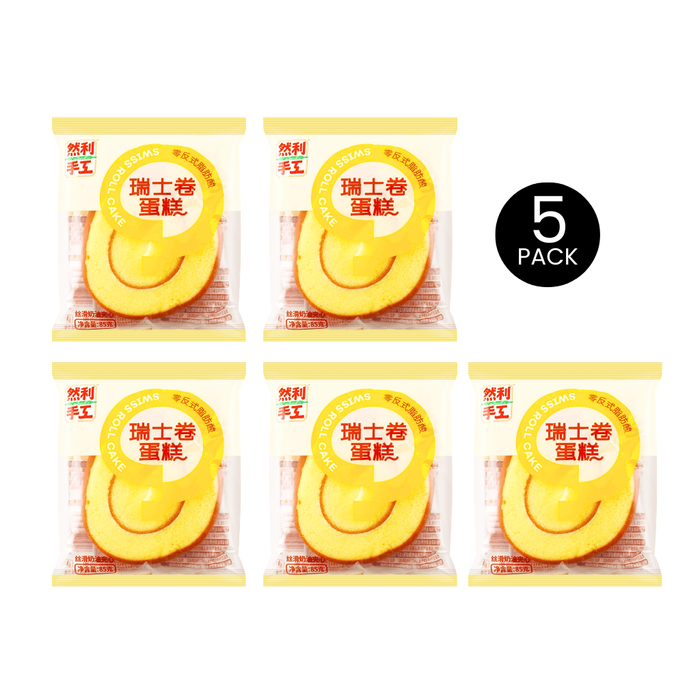 Ranli Swiss Roll Cake With Creamy Filling, 85g