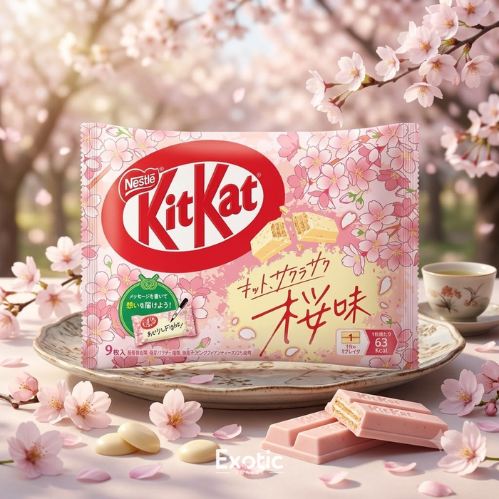 Japanese KitKat Sakura Cherry Blossom Chocolate Flavor