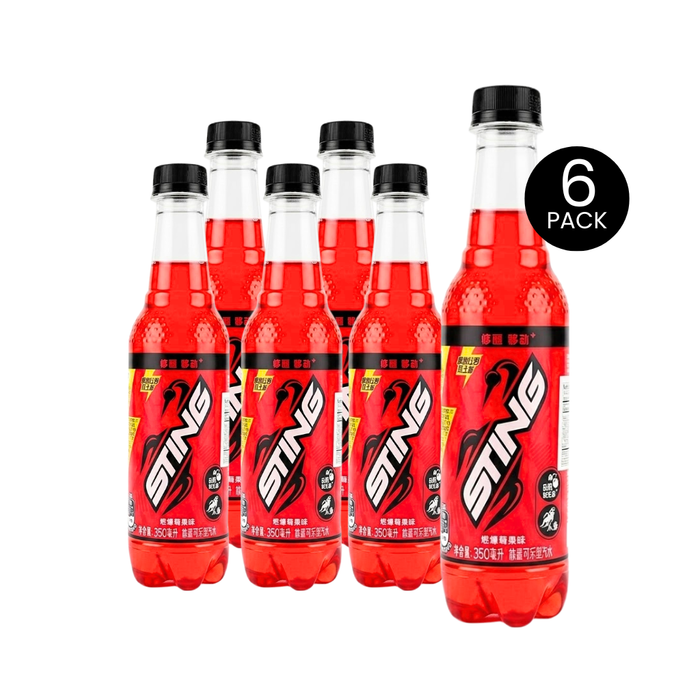Sting Energy Drink Berry Blast Flavor Bottle, 350ml - China