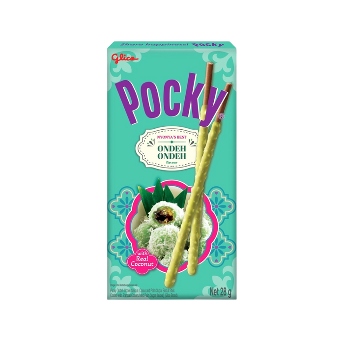 Glico Thailand Ondeh Ondeh Coconut Ball Flavor Biscuit Sticks, 29g