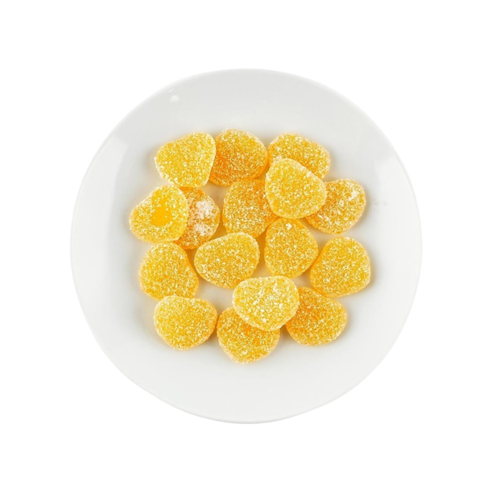 Kanro Pure Premium Lemon Sparkling Gummy Candy, 54g