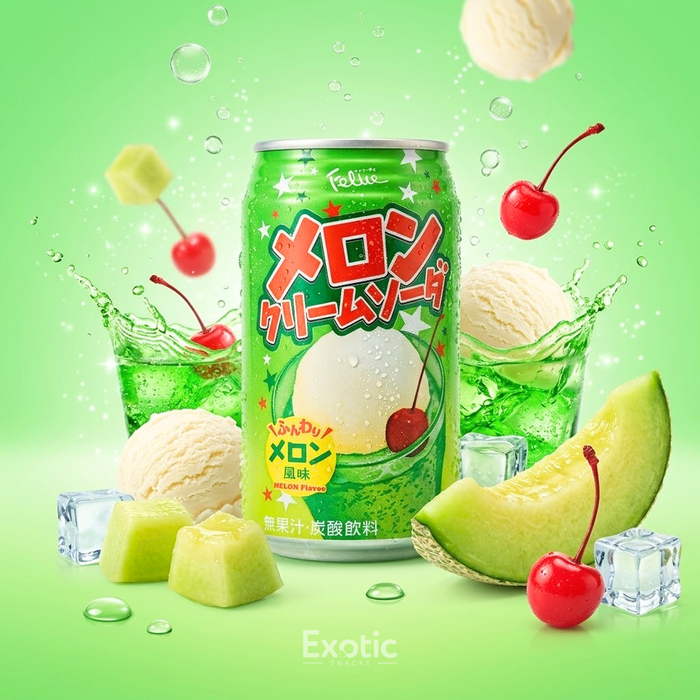 Felice Melon Cream Soda, 400ml