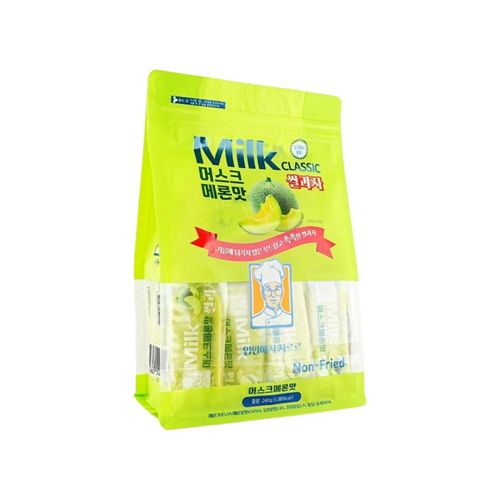 Milk Classic Rice Cracker Melon Flavor, 240g