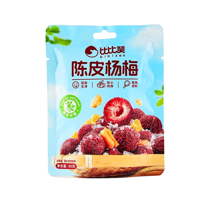 Bibizan Tangerine Peel Waxberry Dried Fruits, 80g