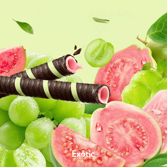 Oreo Crispy Wafer Rolls Guava & Grape Flavor, 50g