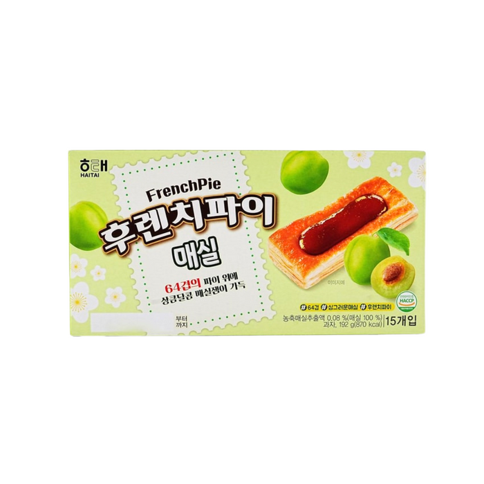 Haitai French Pie Green Plum Flavor Biscuits, 192g