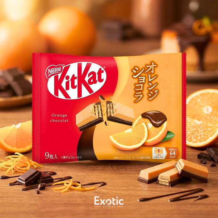 Japanese KitKat Chocolate Orange Flavor