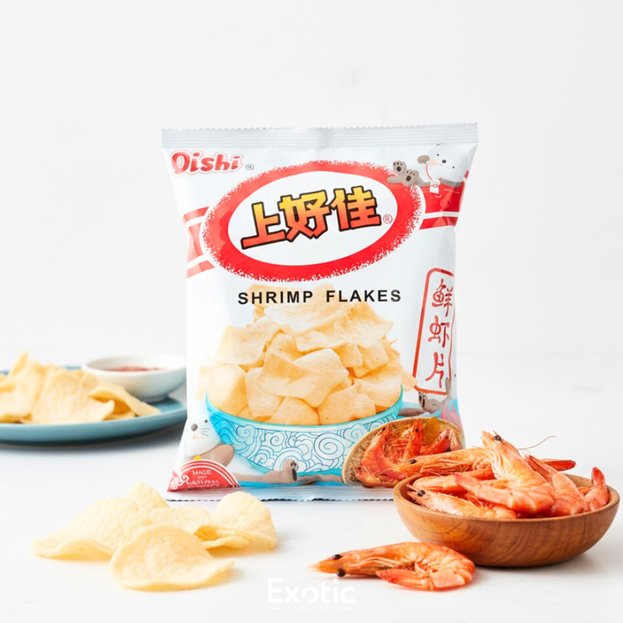 Oishi Shrimp Flakes Flavored Chips, 40g