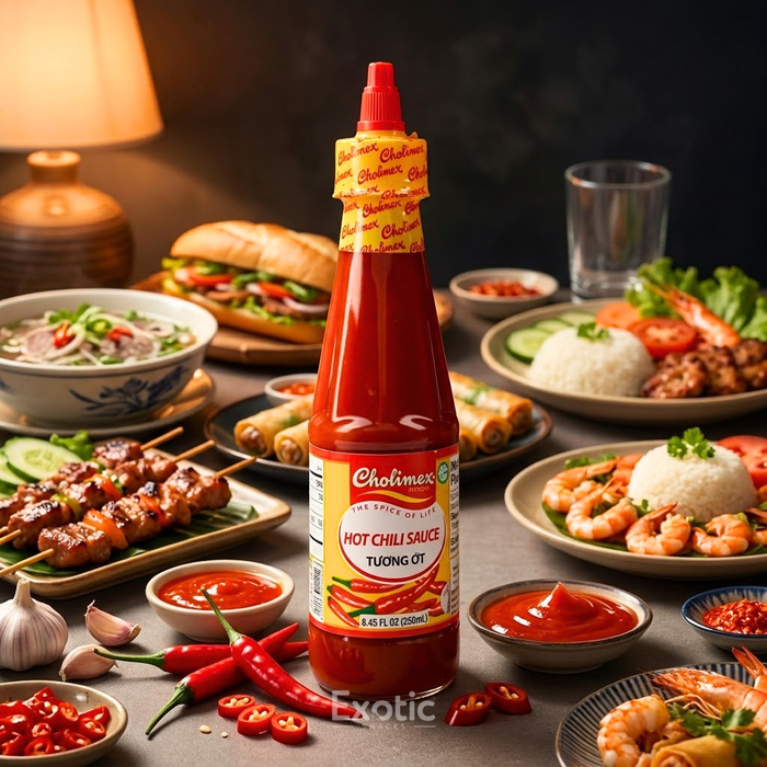 Cholimex Hot Chili Sauce, 240g