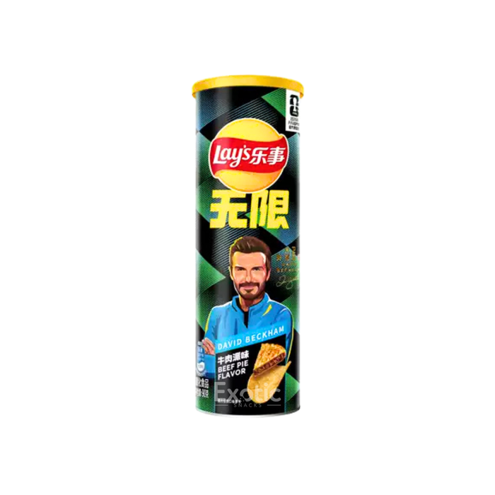 Lay's 2026 FIFA World Cup Limited Edition Stax Beef Pie Flavor Potato Chips, 90g