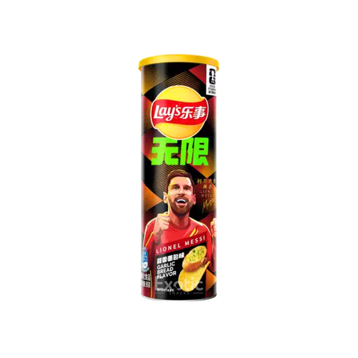 Lay's 2026 FIFA World Cup Limited Edition Stax Garlic Bread Flavor Potato Chips, 90g