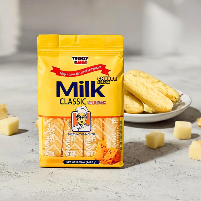 Milk Classic Rice Cracker Cheese Flavor, 242g