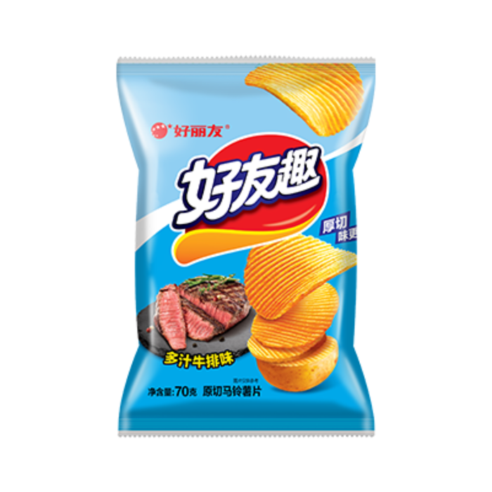 Orion Steak Flavor Potato Chips, 70g
