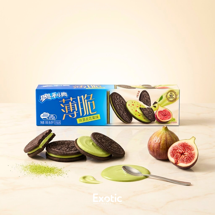 Oreo Cookies Thins Matcha & Fig Flavor, 95g