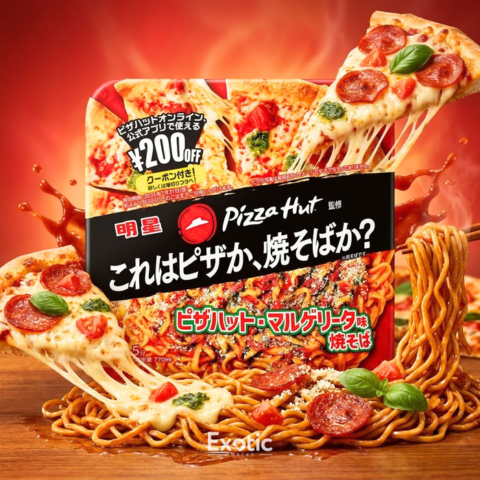 Myojo Pizza Hut Aji Yakisoba, Margarita Pizza Flavor, 165g