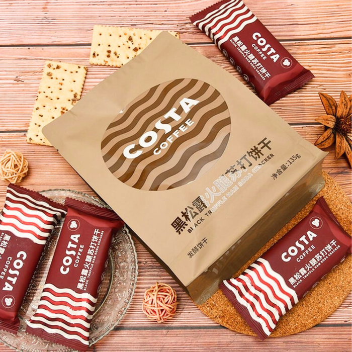 Costa Black Truffle & Ham Soda Crackers, 135g