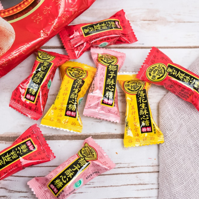 Assorted Peanut Crisp Candy, 358g