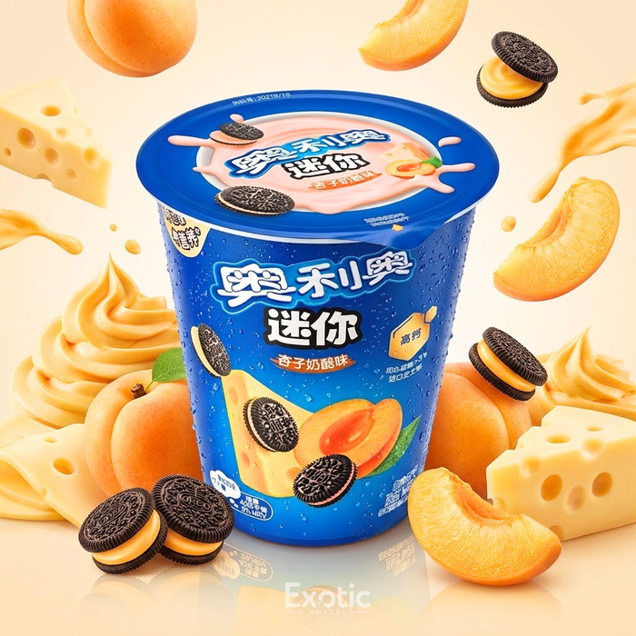 Oreo Mini Cookie Cup, Apricot Cheese Flavor, 55g